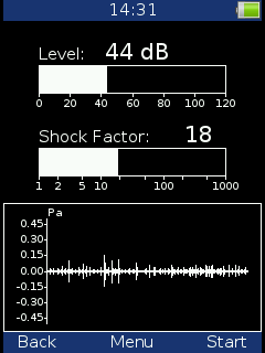 A4300 VA3 Pro ultrasound screen