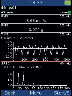 A4300 VA3 Pro Analyzer screen