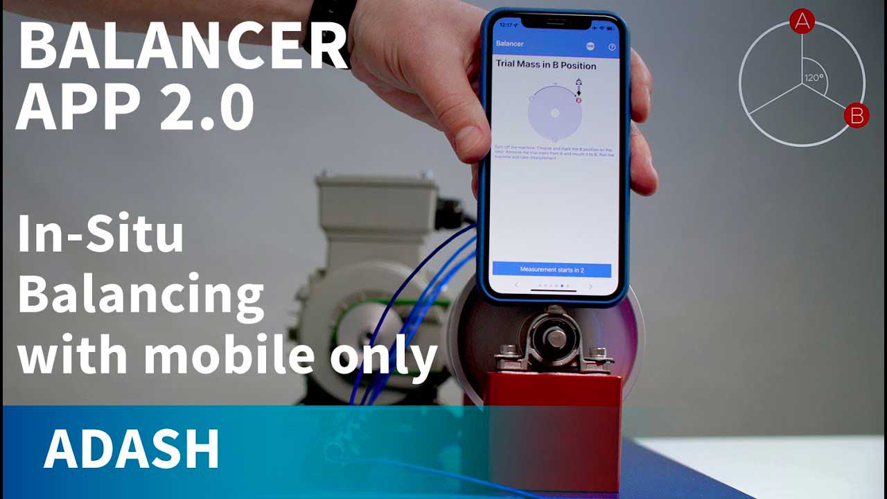 
                                                                    New balancer app - in-situ balancing with your smartphone.
